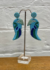 Blue Bird Earrings