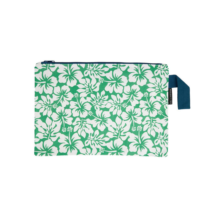 Large Zip Pouch Hibiscus